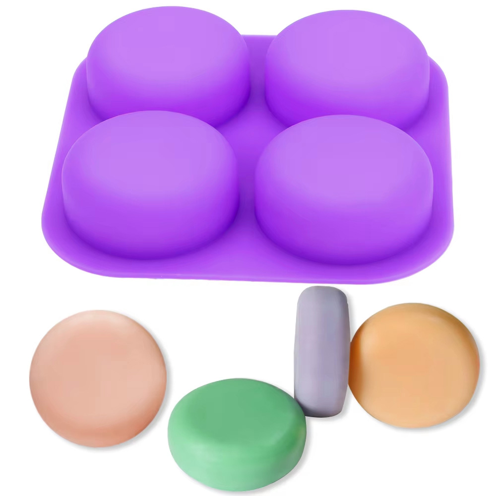 Soap Making Lye - 1-2 قطعة من قوالب الصابون السيليكونية