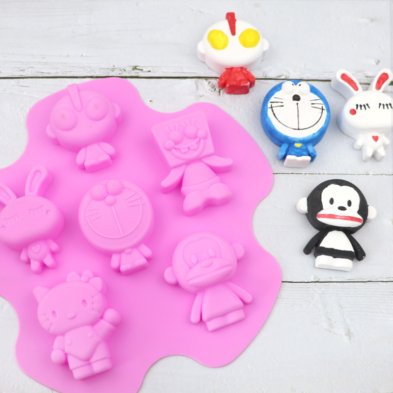 Soap Mold Silicone Loaf - 1 قطعة ReadStar 6CA103RD041 6 تجاويف