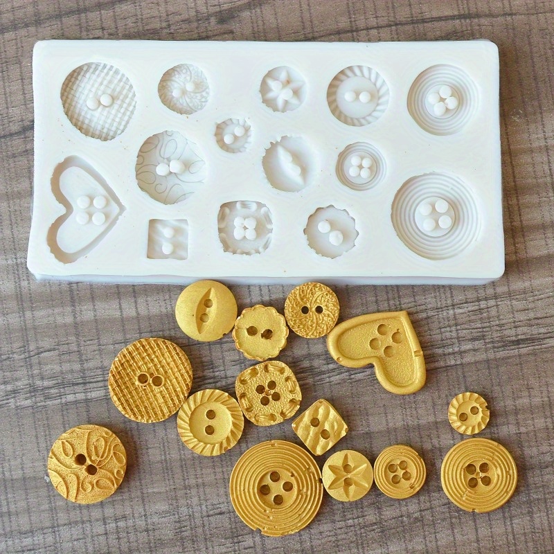 قالب سيليكون على شكل أزرار، قا - مراجعة Soap Making Kits وسعره