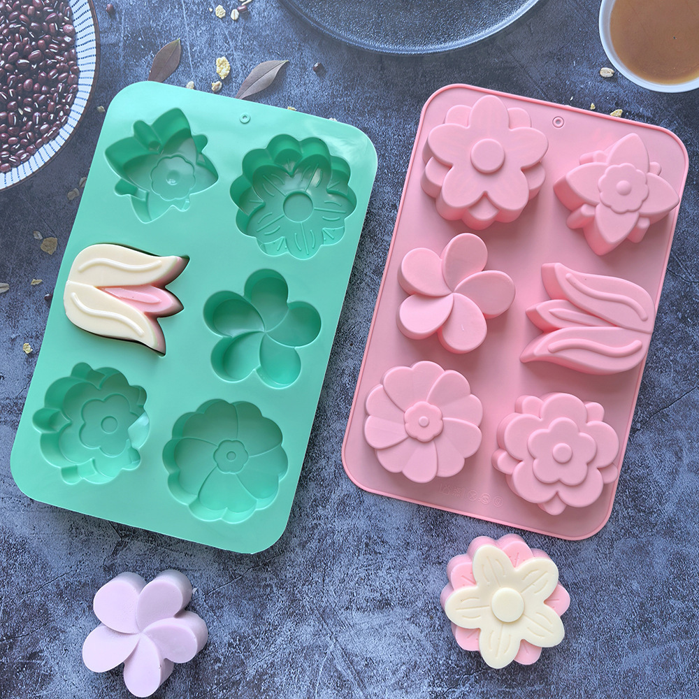 قوالب سيليكون على شكل زهور متن - مراجعة Soap Mold Silicone Loaf وسعره