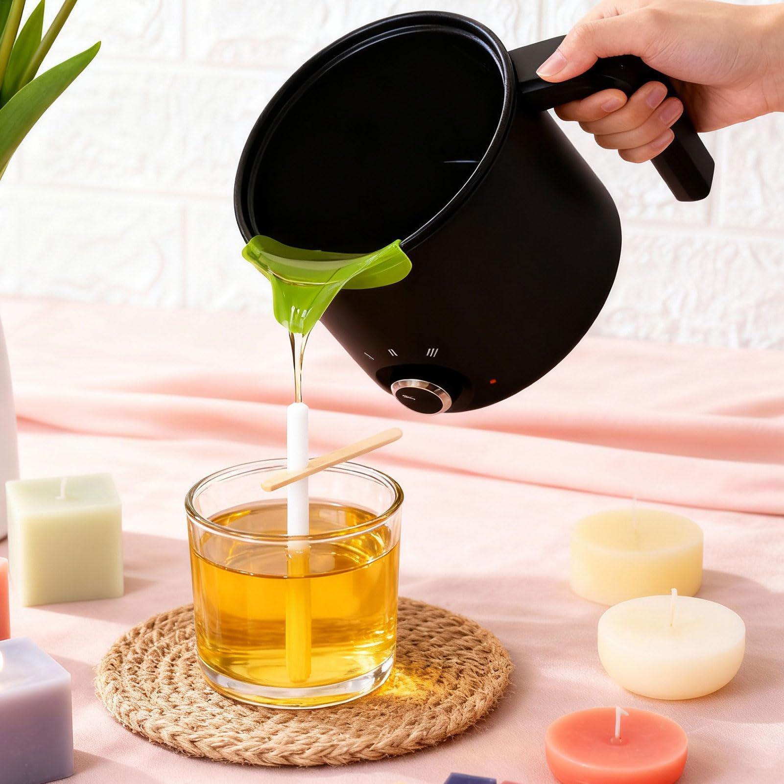وعاء كهربائي لصهر شمع الشموع س - مراجعة Soap Making Lab وسعره