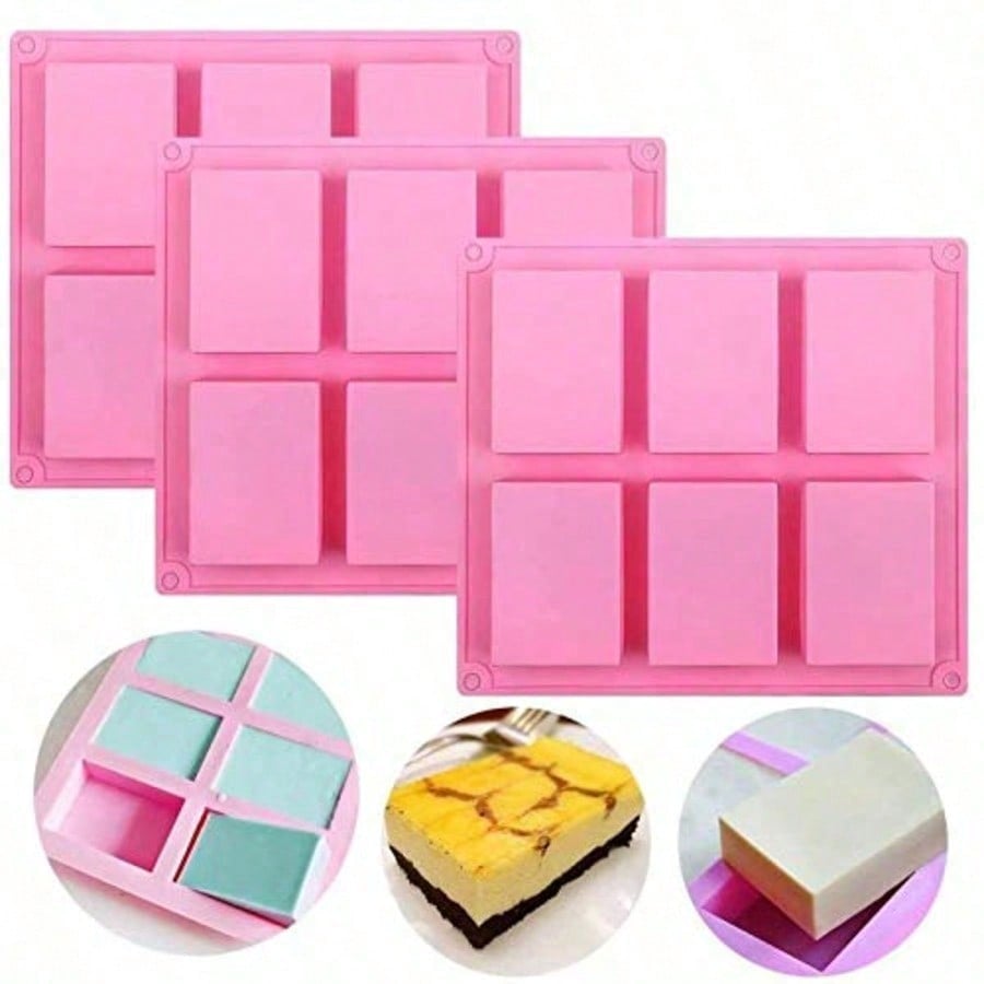 عبوة واحدة أو عبوتين من قوالب  - مراجعة Soap Mold Silicone Loaf وسعره